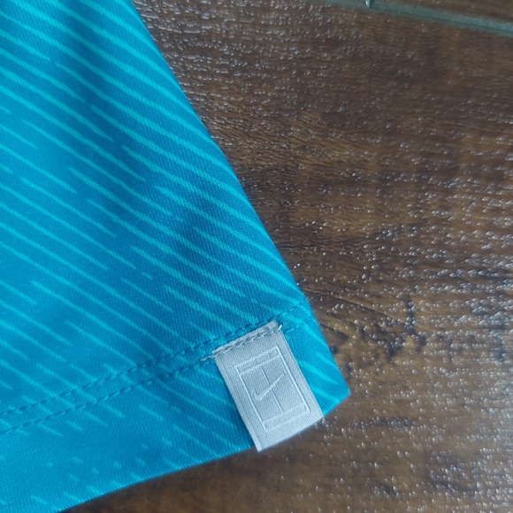 Nike Tennis Racerback Tank Top Turquoise Size Small - Picture 4 of 8